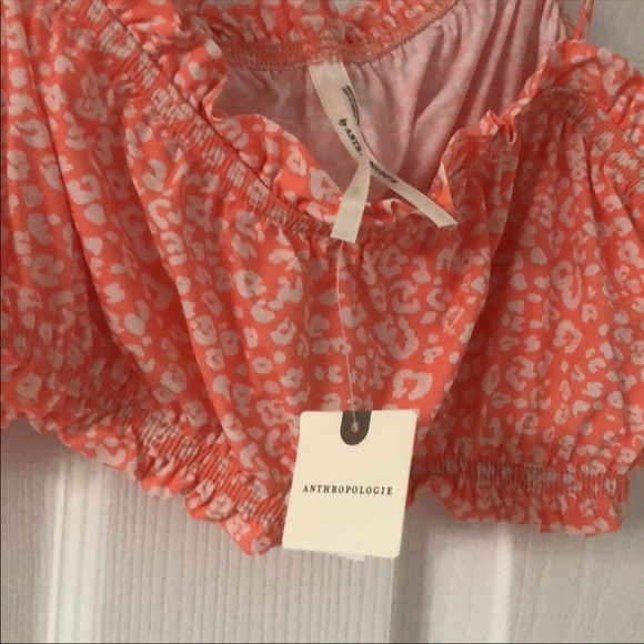 Anthro Claire Ruffled Bralette S - Picture 6 of 9